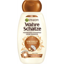 Garnier Wahre Schätze Kokosmilch & Macadamia Nährendes Shampoo 250 ml 