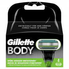 Gillette Body Ersatzklingen 4 Stück 