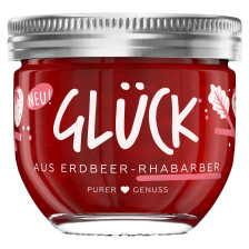 Glück Fruchtaufstrich Erdbeer-Rhabarber 230G 