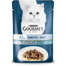 Purina Gourmet Perle Sardine & Thunfisch 85G 