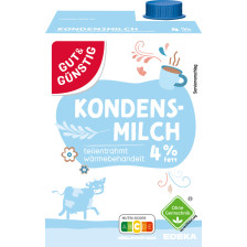 Gut & Günstig Kondensmilch 4% 340G - beschädigt/verschmutzt 