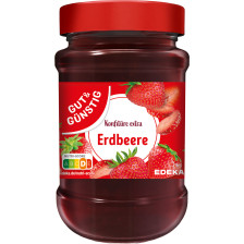 Gut & Günstig Konfitüre Erdbeere 450G 