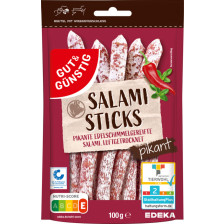 Gut & Günstig Salami Sticks Paprika 100G 