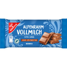 Gut & Günstig Tafelschokolade Alpenrahm-Vollmilch 100G 