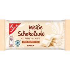 Gut & Günstig Weiße Schokolade 100G 