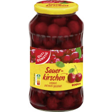 Gut & Günstig Sauerkirschen leicht gezuckert 680G 