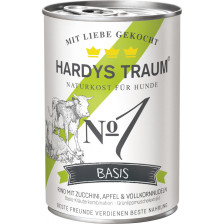 Hardys Traum Basis No1 Rind mit Zucchini, Apfel & Vollkornnudeln 400G 