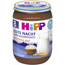 Hipp Bio Gute Nacht Milchreis pur ab 8.Monat 190G 