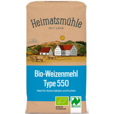 Heimatsmühle Bio Weizen Mehl Type 550 1KG 