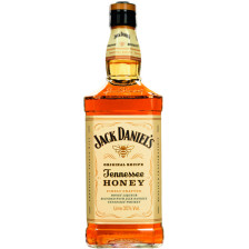 Jack Daniel´s Honey - Etikett verschmutzt/beschädigt 