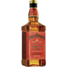 Jack Daniel's Tennesee Fire 0,7L - Etikett verschmutzt/beschädigt 