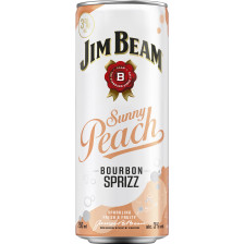 Jim Beam Sunny Peach Bourbon Sprizz 0,25L 