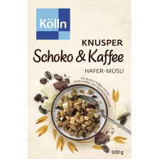 Kölln Knusper Schoko & Kaffee Hafer-Müsli 500G 