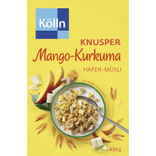 Kölln Müsli Knusper Mango-Kurkuma 450G 