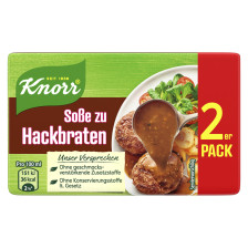 Knorr Soße zu Hackbraten ergibt 2x 250Ml 48G 