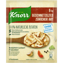 Knorr Natürlich Lecker Geschnetzeltes Züricher Art 30G 