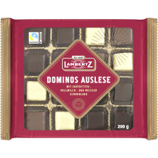 Lambertz Domino-Auslese Zartbitter/Vollmilch/Weiss 200G 