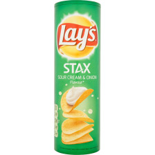 Lays Stax Sour Cream & Onion 170g 