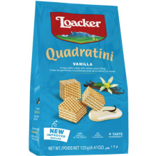 Loacker Quadratini Vanilla 125G 