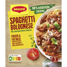 Maggi Fix Spaghetti Bolognese 100% natürliche Zutaten 36G 