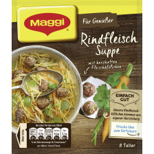 Maggi Für Genießer Rindfleisch Suppe ergibt 750 ml 
