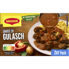 Maggi Sauce zu Gulasch ergibt 2x 250ML 