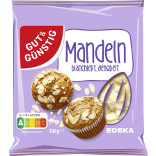Gut & Günstig Mandeln blanchiert gehobelt 100G 