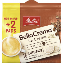 Melitta Bellacrema Pads La Crema 16+2 120g 
