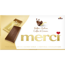 Merci Tafel Kaffee-Sahne 4ST 100G 