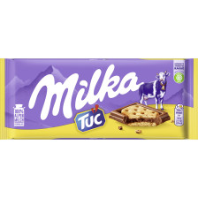 Milka Alpenmilch Schokolade mit TUC-Crackern 87G 