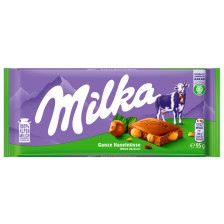 Milka Ganze Haselnüsse 95G 