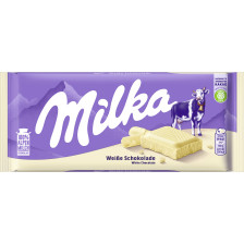 Milka Weisse Schokolade 100G 