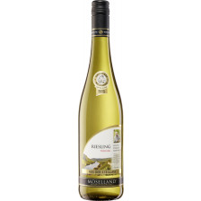 Moselland Riesling Hochgewächs trocken 0,75L - Etikett verschmutzt/beschädigt 