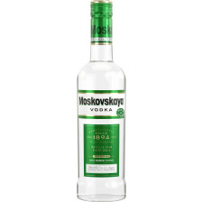 Moskovskaya Vodka 0,5L - Etikett verschmutzt/beschädigt 