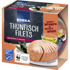 EDEKA Thunfischfilets in Olivenöl 185G 