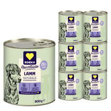 EDEKA Naturals Lamm Hundefutter 6x800g 