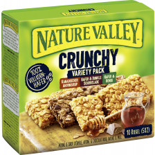 Nature Valley Crunchy Variety Pack Riegel 10ST 210G 