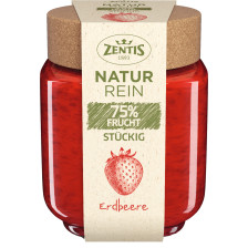 Zentis Naturrein 75% Fruchtaufstrich Erdbeere 200G 