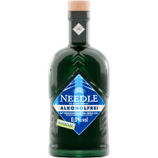 Needle Gin alkoholfrei 0,5L - Etikett verschmutzt/beschädigt 