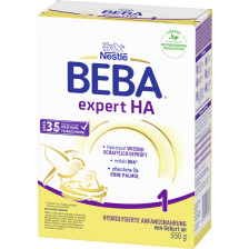 Nestlé Beba Expert HA1 Säuglingsanfangsnahrung von Geburt an 550G 