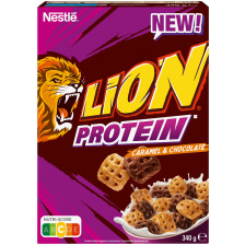 Nestle Lion Caramel & Chocolate Protein Cereal 340G 