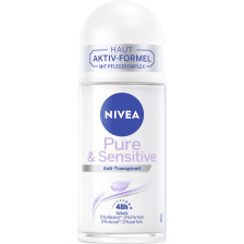 Nivea Deo Roll-On Pure & Sensitive Antitranspirant 48h 50ML 