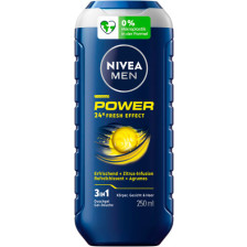 Nivea Men 3in1 Duschgel Power 24H Fresh Effect 250ML 