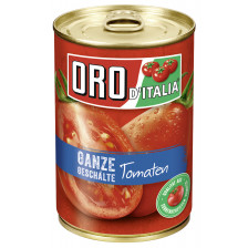 Oro d'Italia Ganze geschälte Früchte in Tomatensaft 400g 