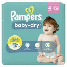 Pampers Baby Dry Maxi Windeln Gr.4 9-14KG Einzelpack 30ST 