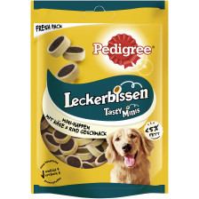 Pedigree Leckerbissen Tasty Minis mit Käse- & Rind-Geschmack 140G 