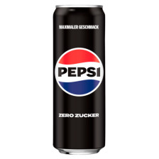 Pepsi Zero Zucker 0,33L Dose 