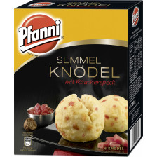 Pfanni Semmel Knödel mit Räucherspeck im Kochbeutel - 6 Knödel 200G 