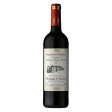 Philippe de Noange Montagne Saint Emilion 0,75L - Etikett verschmutzt/beschädigt 