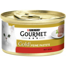 Purina Gourmet Gold Feine Pastete mit Rind 85G 